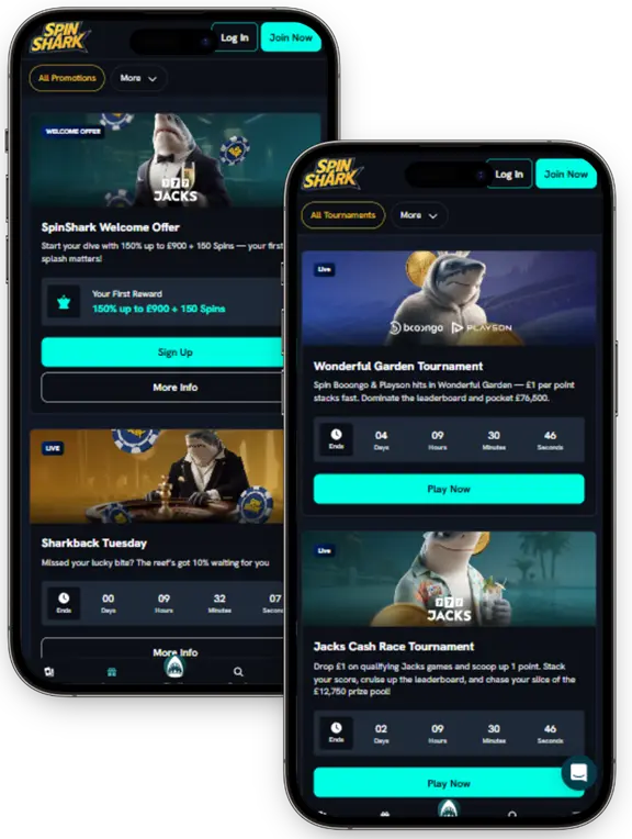 SpinShark Casino app