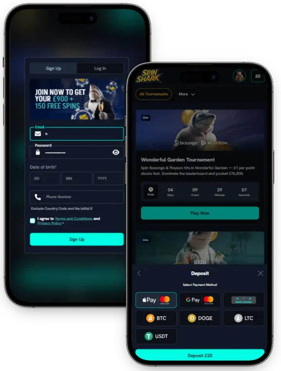 SpinShark app