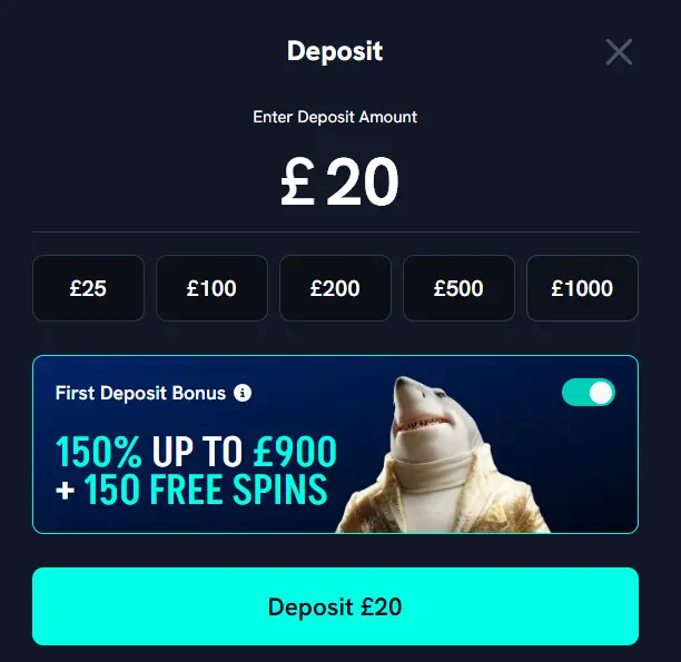 SpinShark payments