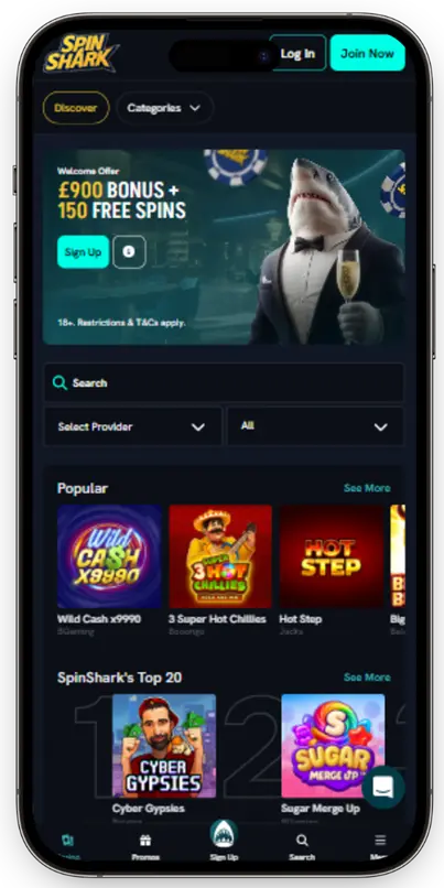 SpinShark Casino UK